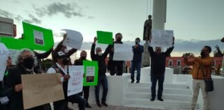 En Pachuca, protestan contra asesinato de periodistas HIDALGO