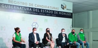 PVEM presentó solicitud de registro para contender a la gubernatura de Hidalgo