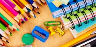 Paquete de útiles escolares es mejor para las familias