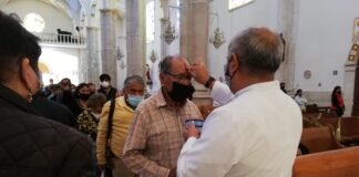 Feligreses de Pachuca oran por la paz en Ucrania en este miércoles de ceniza MIERCOLES DE CENIZA