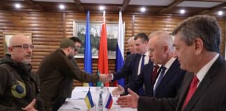 Mesa de diálogo del conflicto Rusia y Ucrania solo con un “posible” alto el fuego durante la salida de los civiles Mesa de dialogo