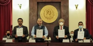 Firman Acuerdos de colaboración el Ayuntamiento de Pachuca e Instituciones educativas