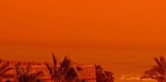 Se tiñe de naranja gran parte de España, la causa una nube de polvo del Sáhara