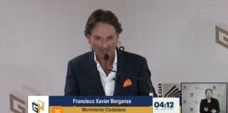 Berganza promete acabar con la corrupción