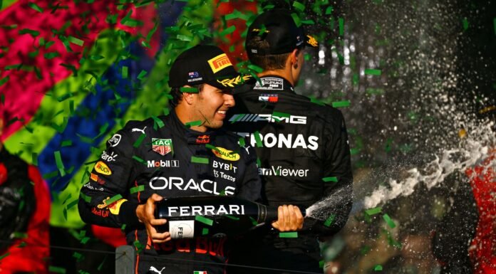 Sube ‘Checo’ Pérez al podio en Australia Checo