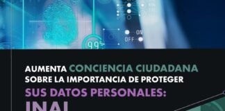 Ciudadanía toma conciencia respecto a la protección de datos: INAI