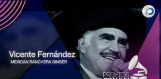 Vicente Fernández recibe homenaje póstumo en los Grammys 2022