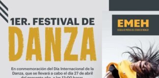 Listos para el primer festival de Danza en Hidalgo