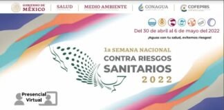 Primera Semana Nacional contra Riesgos Sanitarios del 30 de abril al 6 de mayo