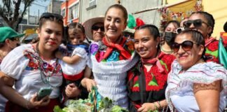 Propone Sheinbaum declarar Patrimonio Cultural la Representación de la Batalla de Puebla, en el Peñón de los Baños