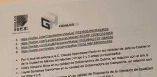 Ordenó IEEH que gobernadoras retiren de sus redes sociales cualquier apoyo a Menchaca