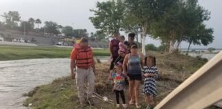 Localizan sin vida a menor de edad en el Río Bravo y rescatan a 6 más con vida