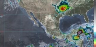 Agatha en remanente ocasionará lluvias de muy fuertes a intensas en el sureste mexicano