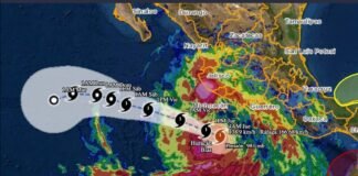 Huracán Blas se desplaza hacia las costas de Colima, Jalisco y Michoacán