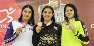 Lista delegación hidalguense de natación para los nacionales 2022