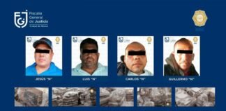 Ingresan a Reclusorio Norte a los 4 detenidos del mayor decomiso de cocaína en la historia de la CDMX