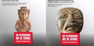 Condena México subasta de piezas arqueológicas hoy en Francia