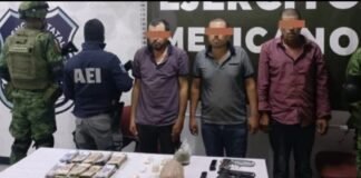 Detienen a primo hermano de ‘El Chueco’ con armas, dinero y drogas