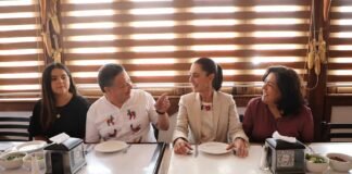 Degustan ‘tacos de jabalí’ Menchaca y Sheinbaum al reunirse en Hidalgo