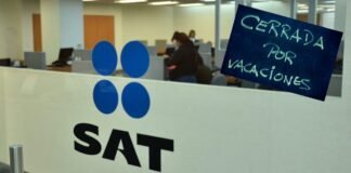Del 18 al 29 de julio por vacaciones el SAT no dará servicio a los contribuyentes