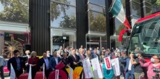 Dan banderazo a nueva ruta de Turitour CDMX-AIFA y sus museos-Teotihuacán-CDMX