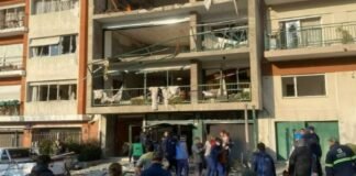Explosión en edificio de Montevideo provocó un incendio y 3 heridos de gravedad