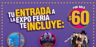Boleto de acceso a la Expo Feria Tulancingo 2022 incluye varias atracciones