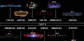 Marvel Studios anuncia fase 5 del UCM