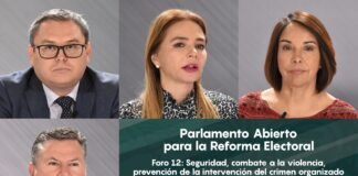 Foro 12 para la reforma electoral aborda seguridad y combate a la violencia
