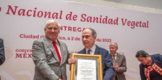 Entrega Agricultura el Premio Nacional de Sanidad Vegetal 2022