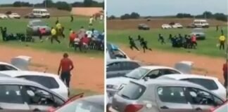 Fanático causa terror al intentar atropellar a un árbitro en partido de fútbol en Sudáfrica