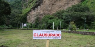Clausura Profepa obras en Tepoztlán