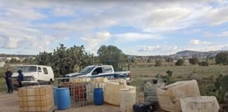 Localizan en Pachuca predio que almacenaba hidrocarburo presuntamente robado