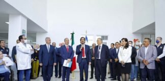 Embajador de Israel en México y Omar Fayad inauguran nueva sede del Laboratorio Estatal de Salud Pública