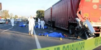 Imprudencia de un peatón provoca trágico accidente en Guanajuato; hay 7 muertos