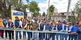 Estrenan pavimentación hidráulica en Tula de Allende