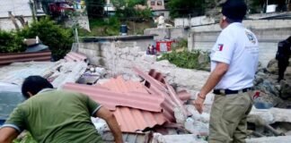 Derrumbe en Cuernavaca deja varias personas lesionadas