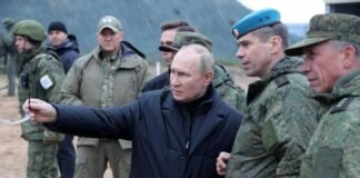 Inspecciona Putin el polígono de entrenamiento Riazán