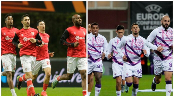 Diego Lainez y el Braga estelarizan el duelo más atractivo de la Conference League