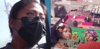 Yalitza Aparicio viaja en Cablebús de CDMX y descubre mural en su honor