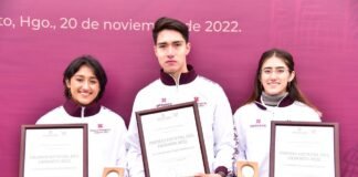 Galardonan talento deportivo hidalguense