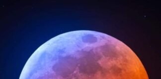 Ocurre el último eclipse total de Luna de 2022
