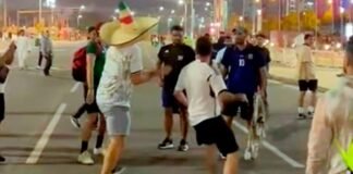 Batalla campal en Doha, argentinos y mexicanos intercambiaron insultos y puñetazos mexicanos vs argentinos