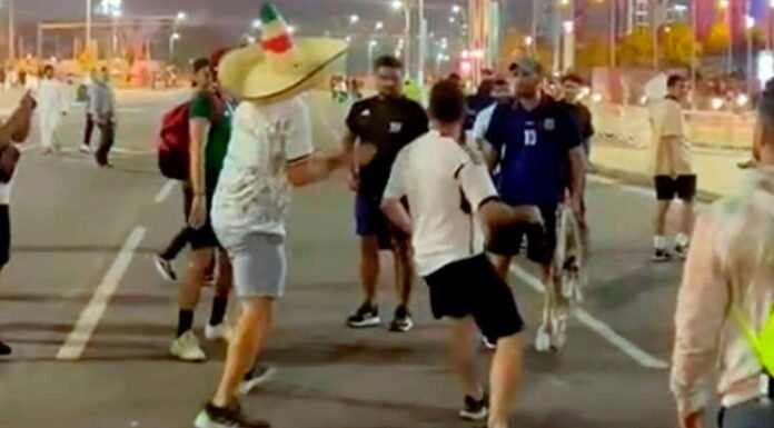 Batalla campal en Doha, argentinos y mexicanos intercambiaron insultos y puñetazos mexicanos vs argentinos