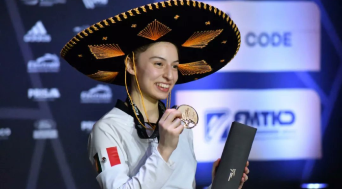 Daniela Souza, atleta mexicana, gana medalla de oro en el Mundial de Taekwondo 2022