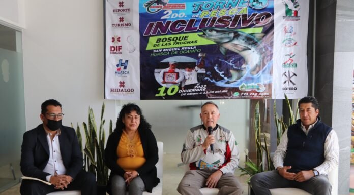 Torneo de pesca, todo listo para realizarse en Huasca