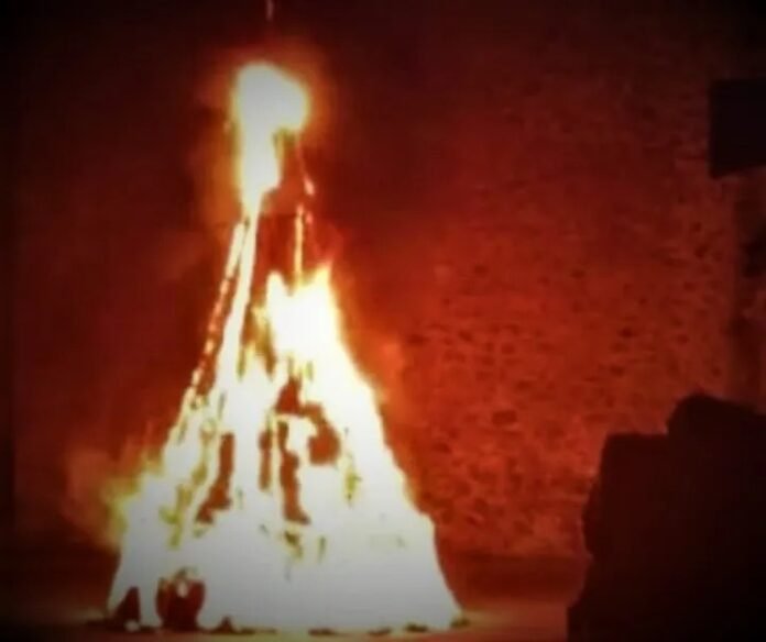 arbol encendido