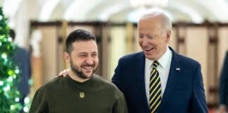Zelensky se reúne con Biden y el Congreso estadounidense biden y zelenski