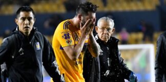 André-Pierre Gignac fuera de peligro por balonazo gignac