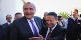 Adán Augusto y Julio Menchaca firman ‘Convenio para la Construcción de la Paz’ Secretario de Gobernación Adan Augusto Lopez